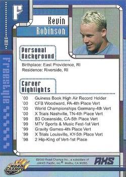 2000 Road Champs AXS #NNO Kevin Robinson Back